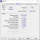 CPU-Z - Memória