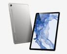 O Galaxy Tab S9 FE chegará no final deste ano com um modelo plus maior. (Fonte da imagem: @OnLeaks &amp; MediaPeanut)