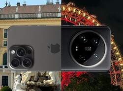 Comparamos o Apple iPhone 15 Pro Max e o Xiaomi 14 Ultra em nossa viagem a Viena. Os dispositivos de comparação foram fornecidos pelos senhores: