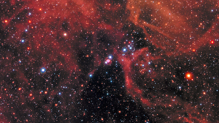 Imagem da Supernova 1987A tirada com o Telescópio Espacial Hubble. (Imagem: NASA, ESA, Robert P. Kirshner (CfA, Fundação Moore), Max Mutchler (STScI), Roberto Avila (STScI))