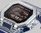 Os novos relógios Casio GBX-100S trocarão a caixa de resina sólida por uma concha transparente no estilo esqueleto e a combinarão com uma moldura de aço inoxidável escovado. (Fonte da imagem: Casioblog)