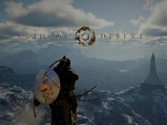 O banner do Crimson Desert é exibido