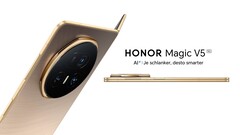 O Honor Magic V5 será lançado em Hong Kong no próximo mês. (Fonte da imagem: Honor)