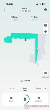 Visão geral com acompanhamento do andamento em tempo real