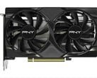 A PNY RTX 5060 Overclocked vem com um cooler de ventilador duplo e um design totalmente preto. (Fonte da imagem: Best Buy)