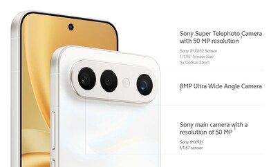 As câmeras traseiras do telefone