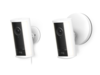 A Ring Spotlight Cam Pro (esquerda) e a Spotlight Cam Pro PoE (direita). (Fonte da imagem: Ring) 