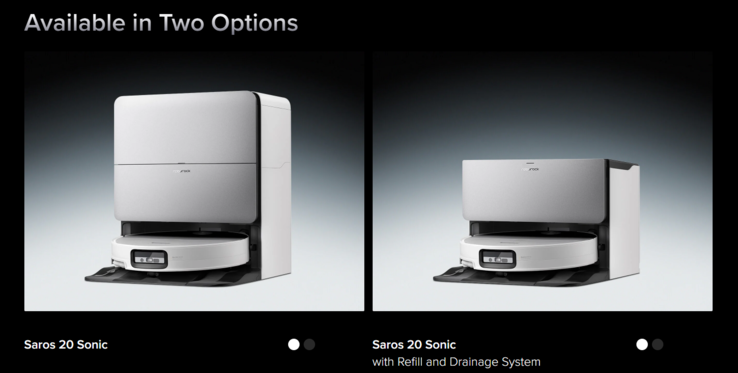O robô aspirador Roborock Saros 20 Sonic. (Fonte da imagem: Roborock)