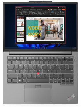 Lenovo ThinkPad E14 Gen 5 - Cinza Ártico. (Fonte da imagem: Lenovo)