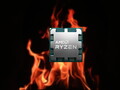 As CPUs AMD Zen 4 podem ser difíceis de resfriar mesmo com AIOs (Fonte: Cullan Smith on Unsplash/AMD-edited)