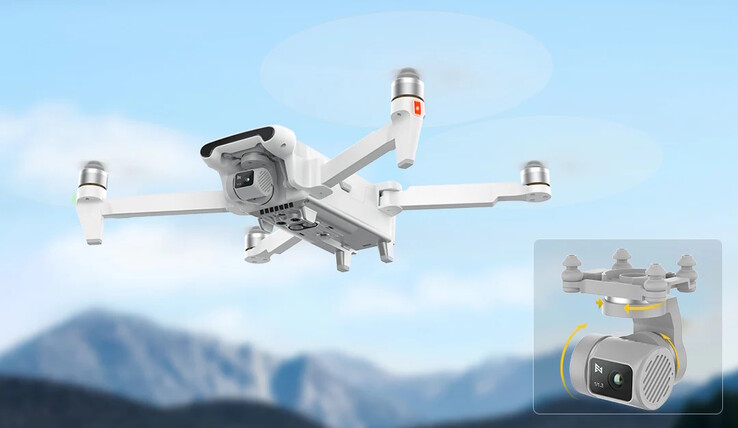 O drone pode gravar vídeos em 4K60 (Fonte da imagem: Fimi)
