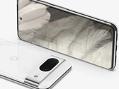 O Pixel 8 terá uma bateria 5% maior do que a do seu antecessor. (Fonte da imagem: @OnLeaks &amp; MySmartPrice)