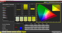 CalMAN Colorchecker Saturação