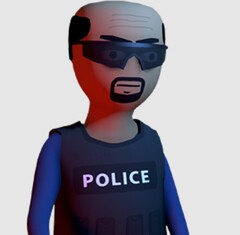 Modelo de personagem policial de Schedule I, um jogo indie de mundo aberto centrado no crime, no controle de território e na construção de um império de drogas (Fonte da imagem: TVGS)