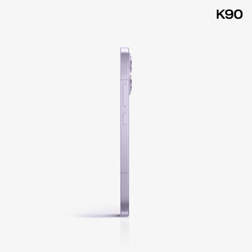 O perfil lateral do Redmi K90 (Fonte da imagem: Redmi)