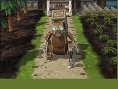 Um castor mecanizado da Timberborn