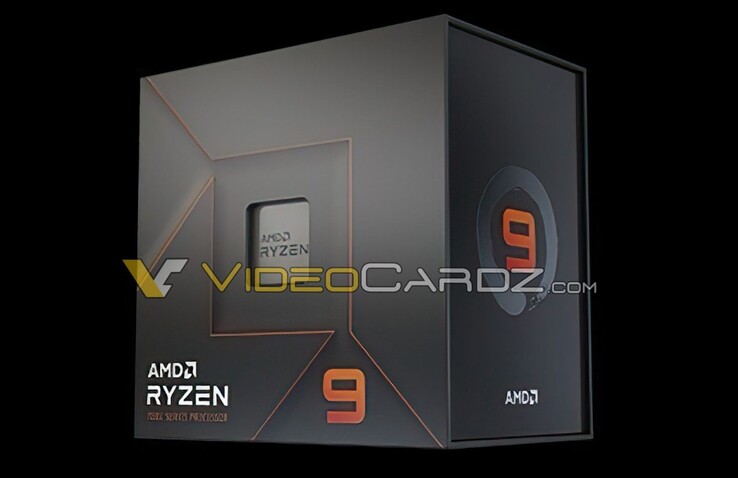 Alegado pacote de varejo AMD Ryzen 9 7000. (Fonte: VideoCardz)