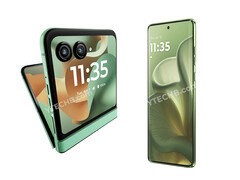 O Edge 60 e o Razr 60 serão vendidos na cor verde. (Fonte da imagem: via Ytechb)