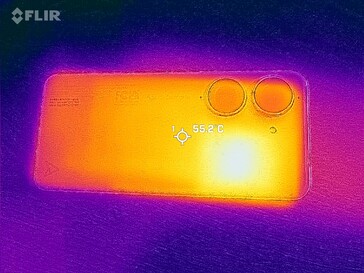 Imagens térmicas - parte traseira