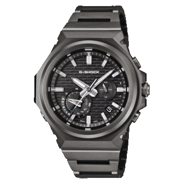 O relógio G-Shock GST-B1000BD-1A tem um mostrador preto