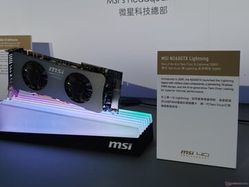 A placa de vídeo MSI N260GTX Lightning utilizava um sistema Twin Frozr com duas ventoinhas