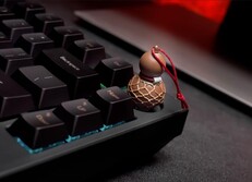 Teclado mecânico sem fio Keychron Black Myth Wukong Botão Gourd. (Fonte da imagem: Keychron)