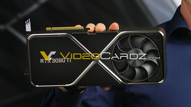Nvidia GeForce RTX 3090 Ti. (Fonte da imagem: VideoCardz)