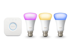 O Philips Hue Bridge (na foto) está recebendo a versão de firmware 1972076030. (Fonte da imagem: Philips Hue)