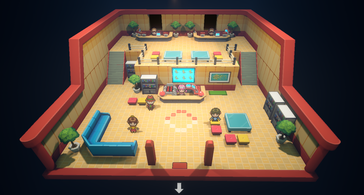 Na imagem: uma captura de tela do jogo Pokémon Gamma Emerald.