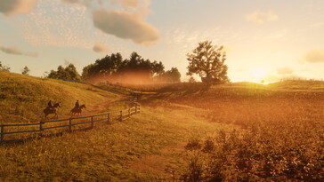 Uma imagem mostrando as paisagens em Red Dead Redemption 2. (Fonte da imagem: Steam)