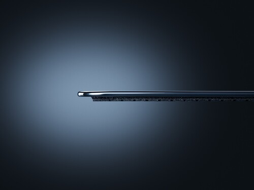 A espessura do mouse mat Razer Atlas Pro é mostrada