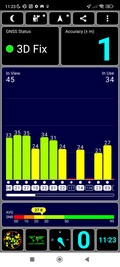 Recepção GPS ao ar livre