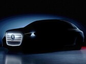 Foto teaser do Mercedes Classe C EV elétrico (Fonte da imagem: Mercedes-Benz)