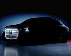 Foto teaser do Mercedes Classe C EV elétrico (Fonte da imagem: Mercedes-Benz)