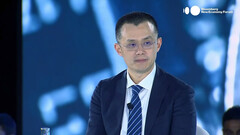 O CEO da Binance é a pessoa mais rica em criptografia (imagem: Bloomberg/YouTube)