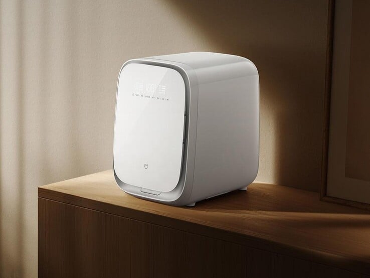 A mini lavadora e secadora de roupas Xiaomi Mijia de 1,2 kg. (Fonte da imagem: Xiaomi)