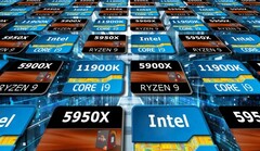 A UserBenchmark tem um grande elogio à Intel Rocket Lake, mas não há tempo para o melhor da série Ryzen 5000 da AMD. (Fonte da imagem: Nextgov/UserBenchmark - editado)