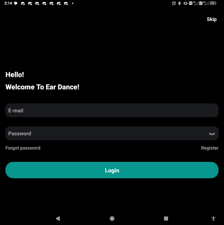 Permite que o usuário ignore o login, o que é bom
