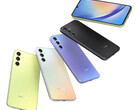 Os modelos Galaxy A34 e Galaxy A54 vêm em quatro cores. (Fonte de imagem: Samsung)