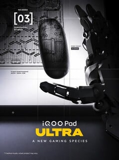 Design interno e componentes de resfriamento do iQOO Pad Ultra