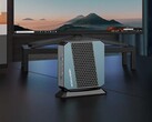 Mini PC de alta qualidade com chassi de fibra de carbono e refrigeração de metal líquido. (Fonte de imagem: Minisforum)