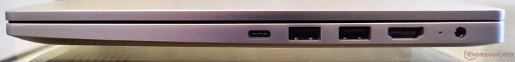 Certo: USB 3.1 Gen1 Tipo C, 2x USB 3.1 Gen1 Tipo A, HDMI 1.4b-out, Indicador de energia, Porta de carga