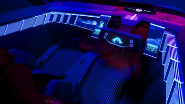 A iluminação ambiente no Hyper Force responde ao modo de condução selecionado. (Fonte da imagem: Nissan)