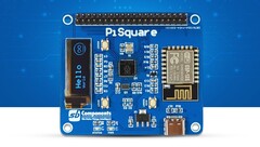 O PiSquare é uma forma acessível de usar os HATs sem fio. (Fonte de imagem: SB Components)