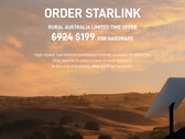 Austrália rural e Nova Zelândia ganham um acordo Starlink Internet (imagem: SpaceX)