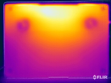 Teste de estresse da temperatura da superfície (parte inferior)