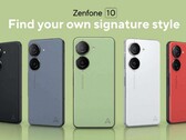 O Zenfone 10 estará disponível em várias cores. (Fonte da imagem: ASUS)