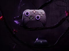 A edição Honkai: Star Rail - Evernight tem um acabamento roxo mais claro do que o 8BitDo Ultimate 2 normal. (Fonte da imagem: 8BitDo)