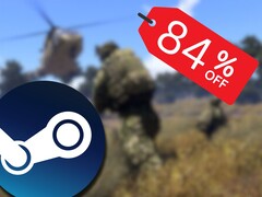 Arma 3 está com 84% de desconto no Steam até 5 de março e custa menos de US$ 5. (Fonte da imagem: Steam)