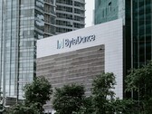 Logotipo da ByteDance no prédio de escritórios da empresa em Cingapura (Fonte da imagem: Claudio Schwarz - Unsplash)